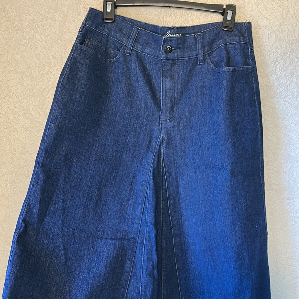 A-Line Denim Maxi Skirt - Picture 3 of 5